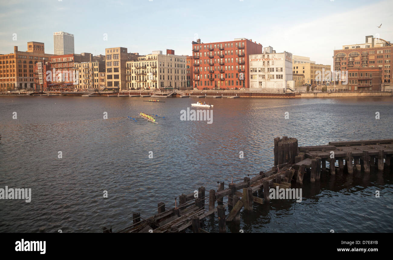 The Third Ward in Milwaukee features river views for condos converted