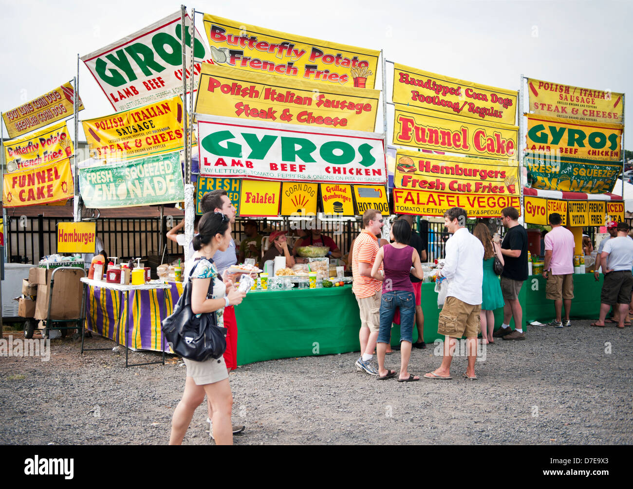 Food vendor sales stand virginia hires stock photography and images