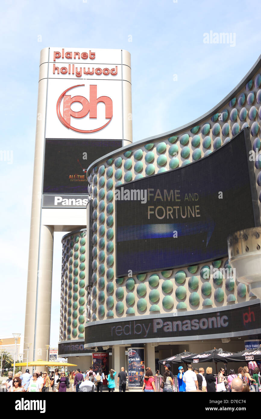 Planet Hollywood on the Las Vegas Strip in Nevada USA Stock Photo