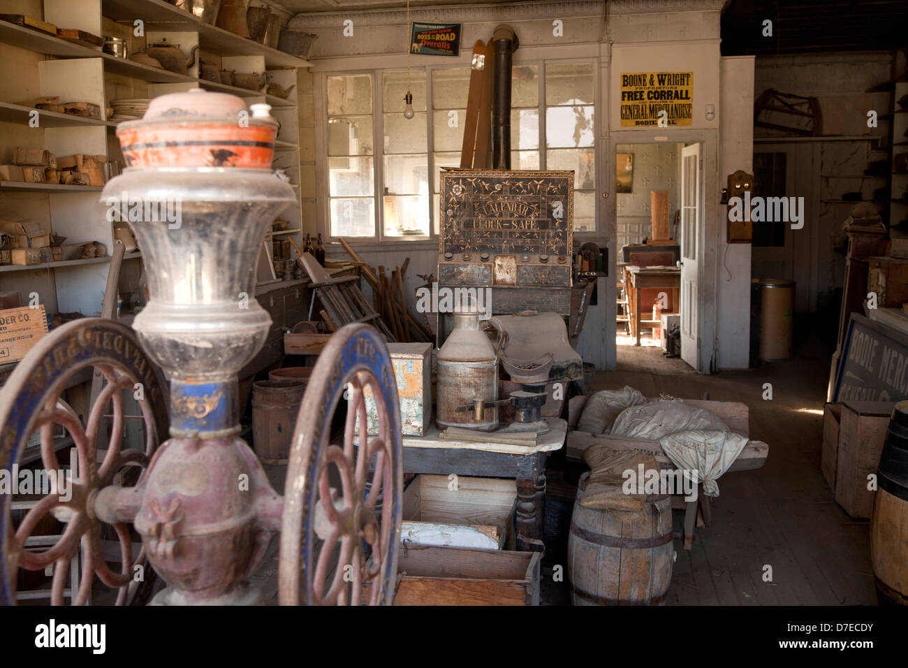 left behind belongings, ghost town Bodie, California, United States of America, USA Stock Photo