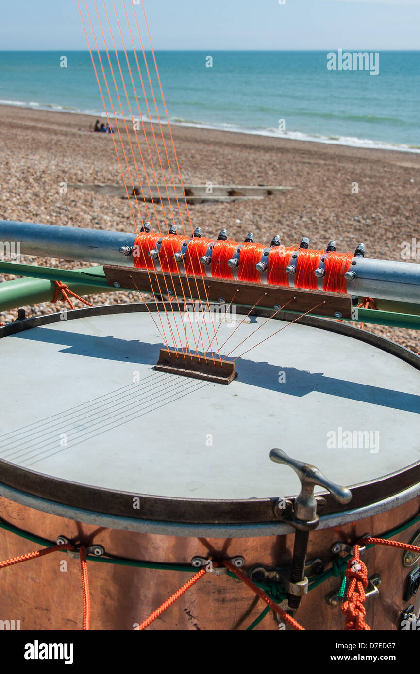 Brighton, UK. 5th May 2013. Dan Fox's Howling Wire part of "Audible
