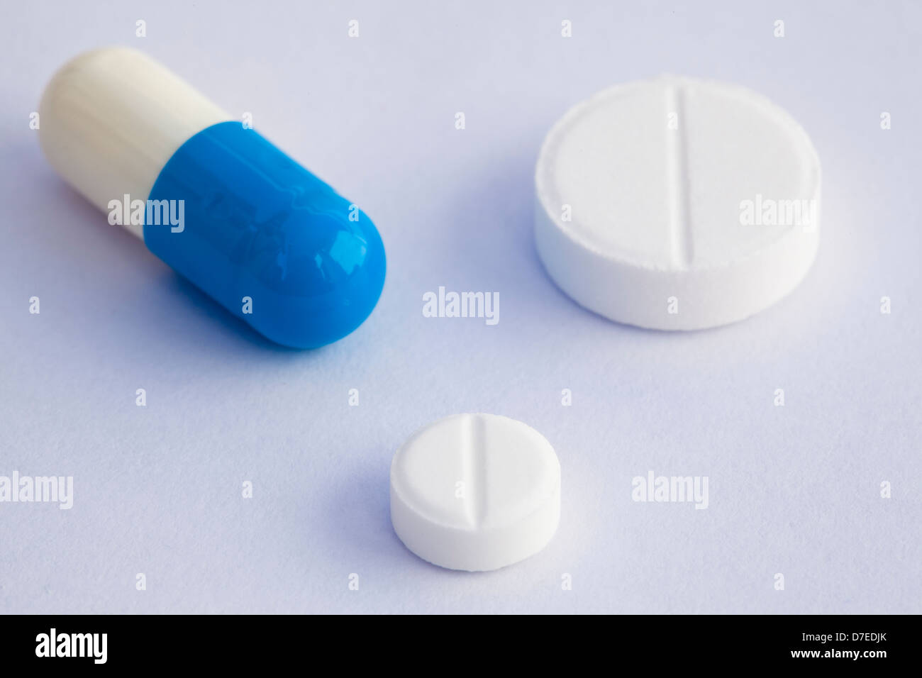 tablets and pills Stock Photo