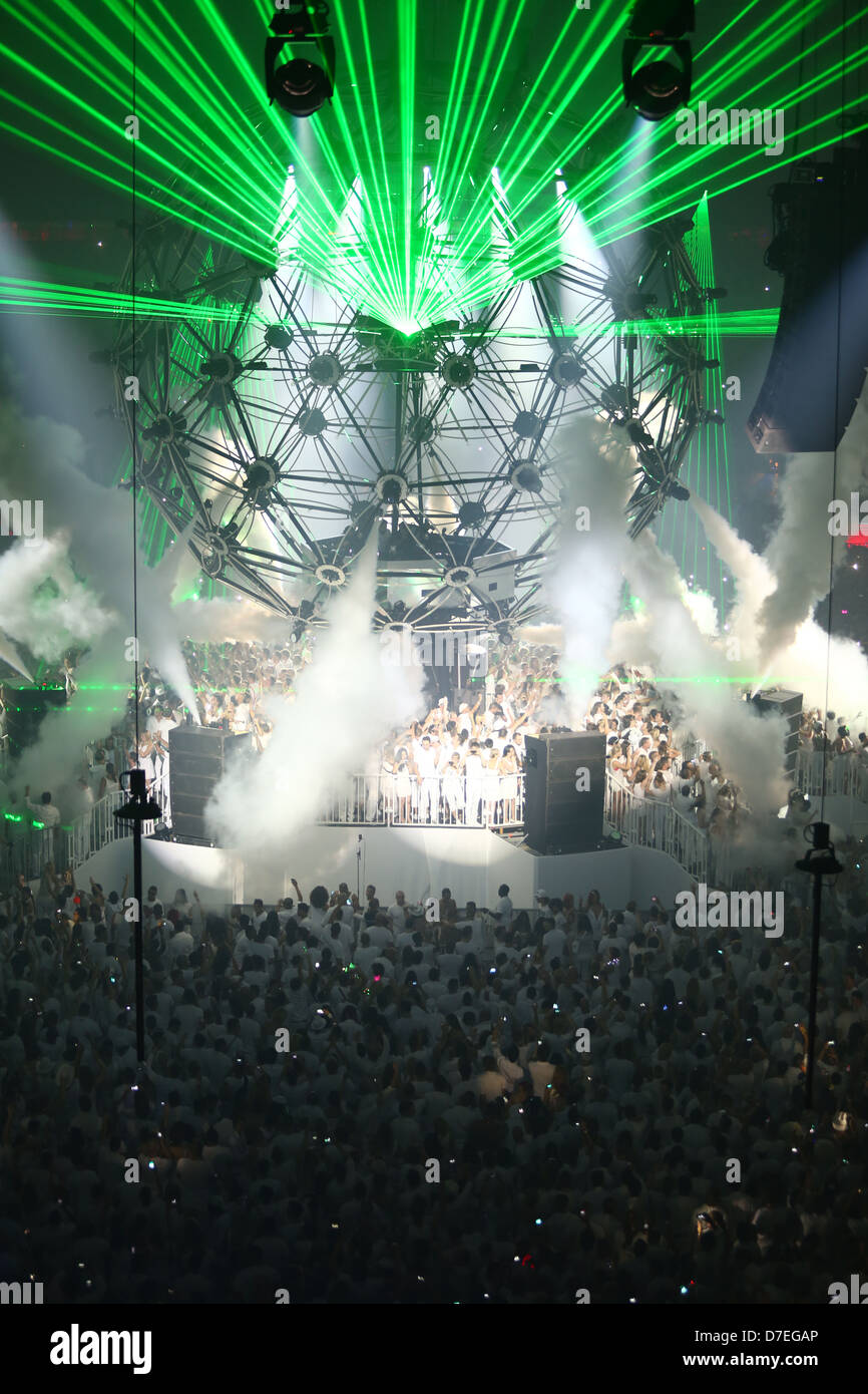 ID&T's Sensation (White) EDM party in the Amsterdam ArenA (Netherlands) Stock Photo