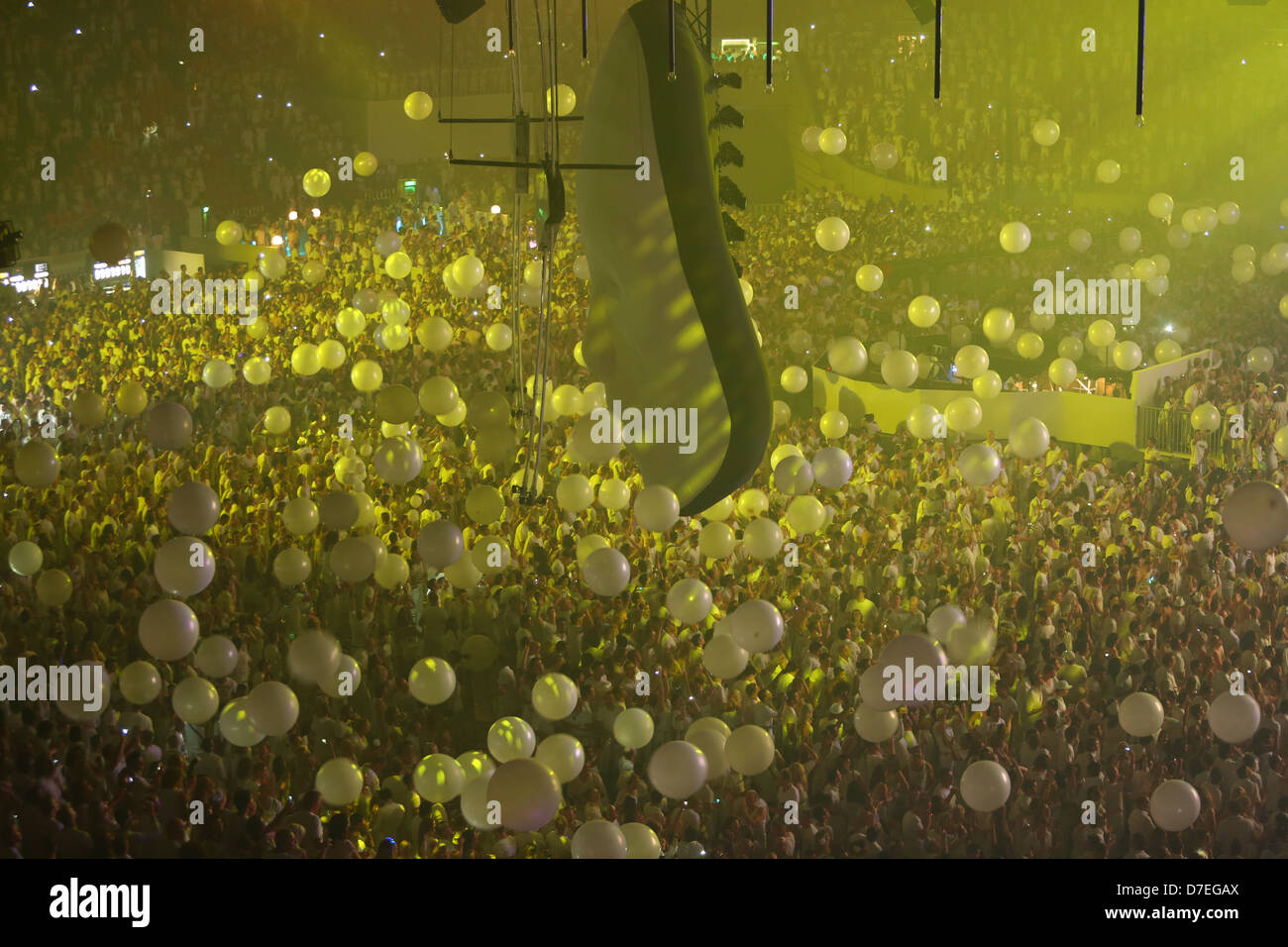 ID&T's Sensation (White) EDM party in the Amsterdam ArenA (Netherlands) Stock Photo