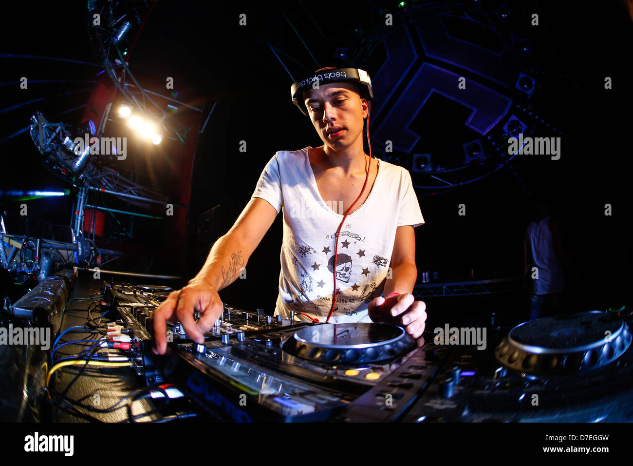 DJMag top-20 DJ: Headhunterz Stock Photo