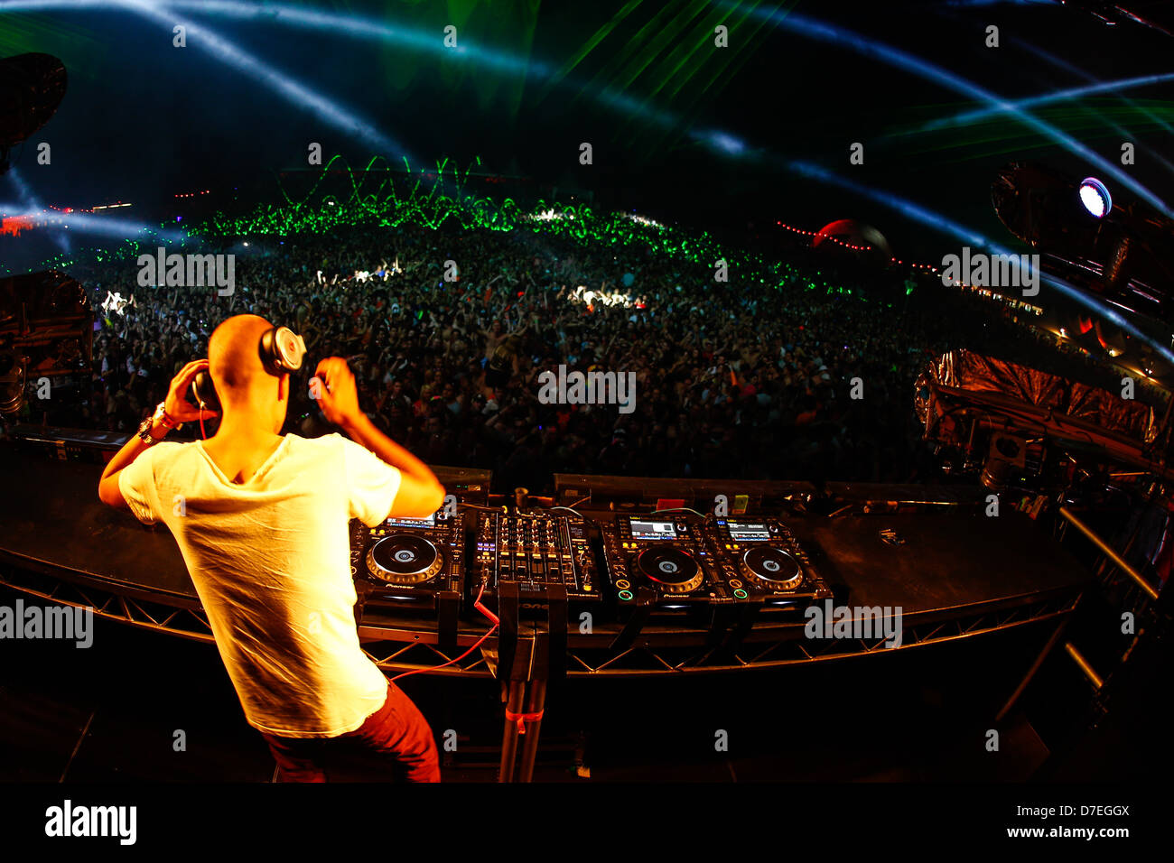 DJMag top-20 DJ: Headhunterz Stock Photo