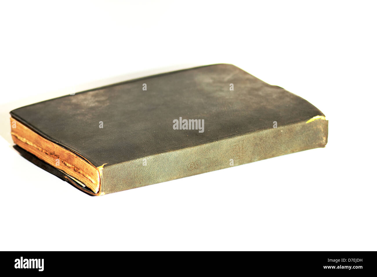 A Old book isolated on white background Stock Photo - Alamy
