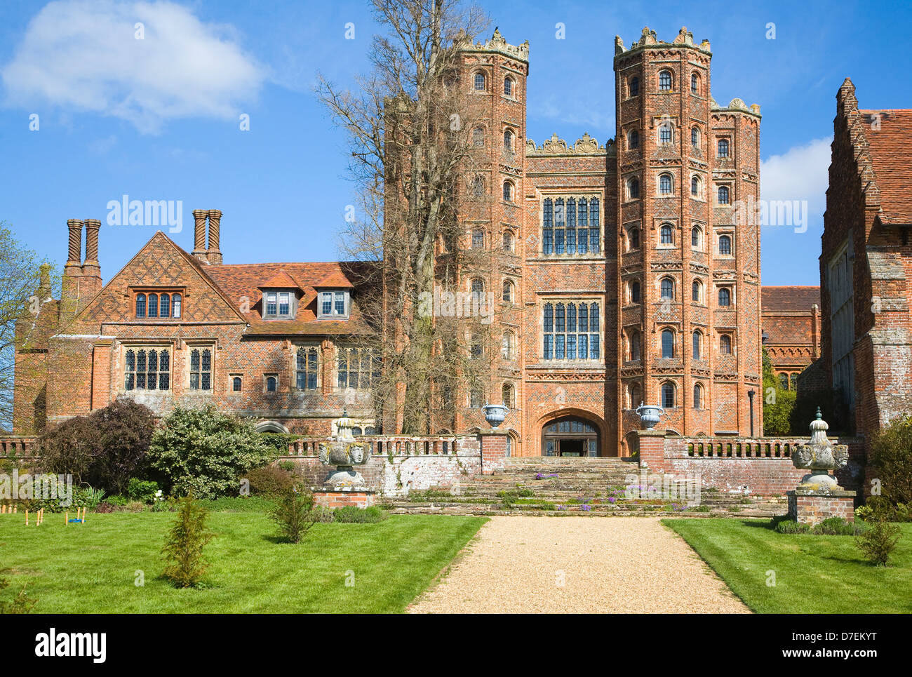 Layer Marney tower, Essex, England the tallest Tudor gatehouse in the