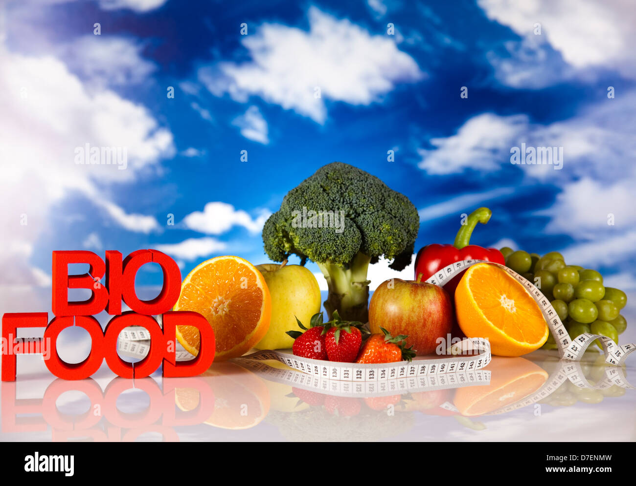Bio food concept Stock Photo - Alamy