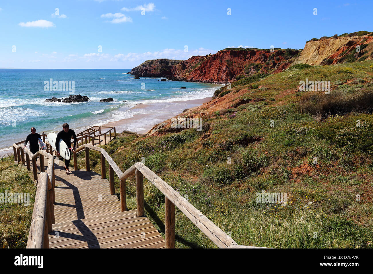 Amado beach, Costa Vicentina, Portugal Stock Photo