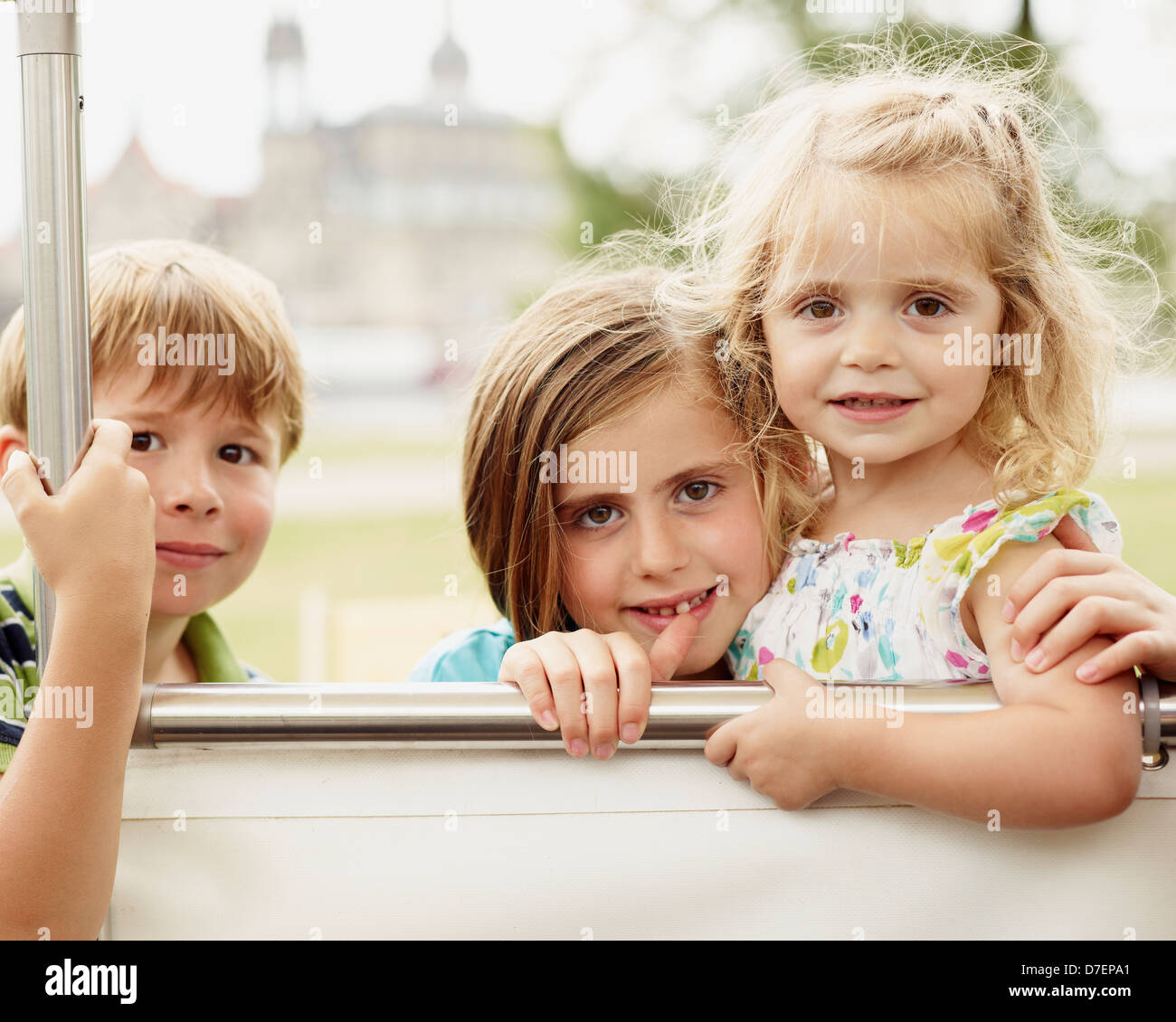 Friends Two Girls One Boy High Resolution Stock Photography And Images Alamy