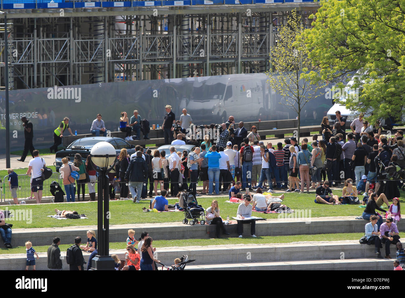 London, UK. 6th May, 2013. The Cast of Fast & Furious 6 promoting the new film at Potters Field, London. Stock Photo