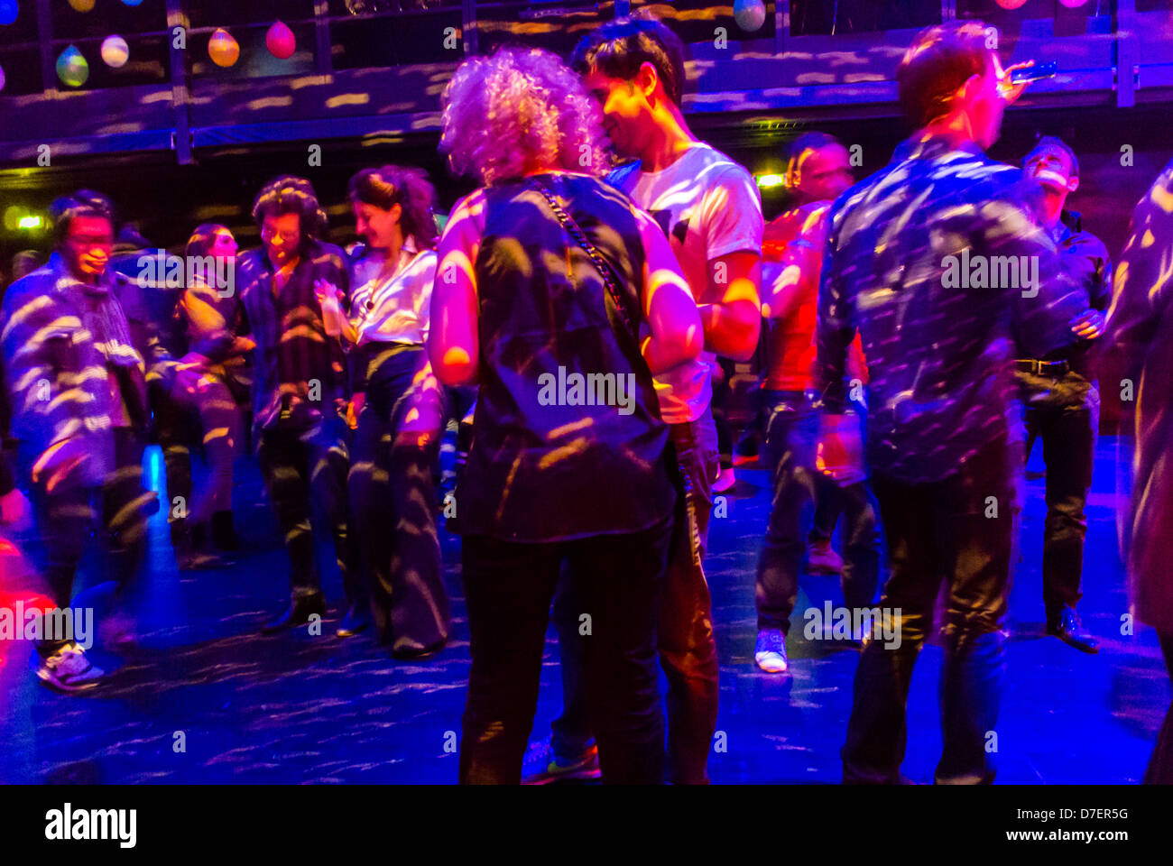 Paris, France, People Dancing at French Special Disco Music