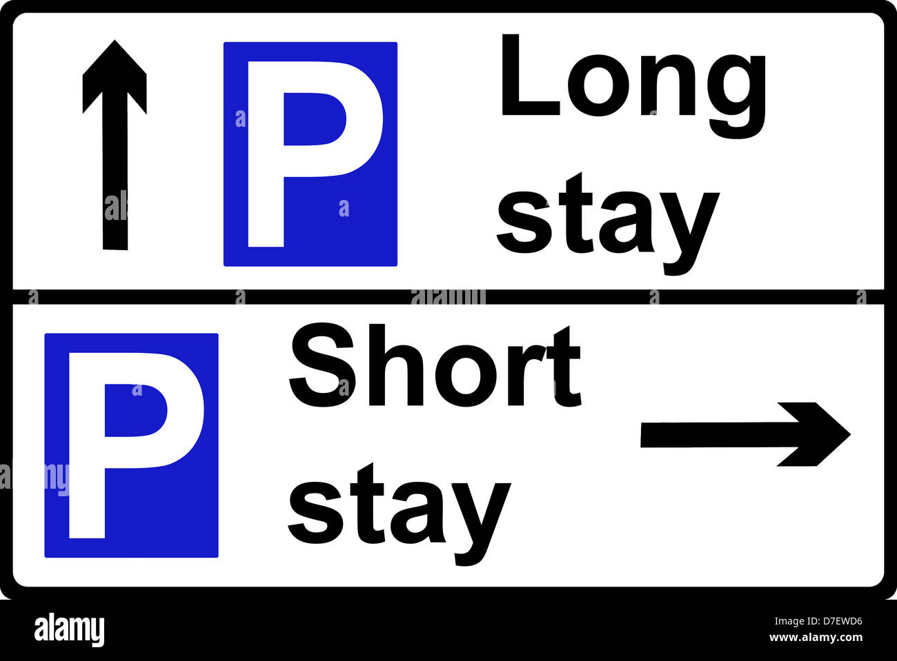 Parking place sign Stock Photo