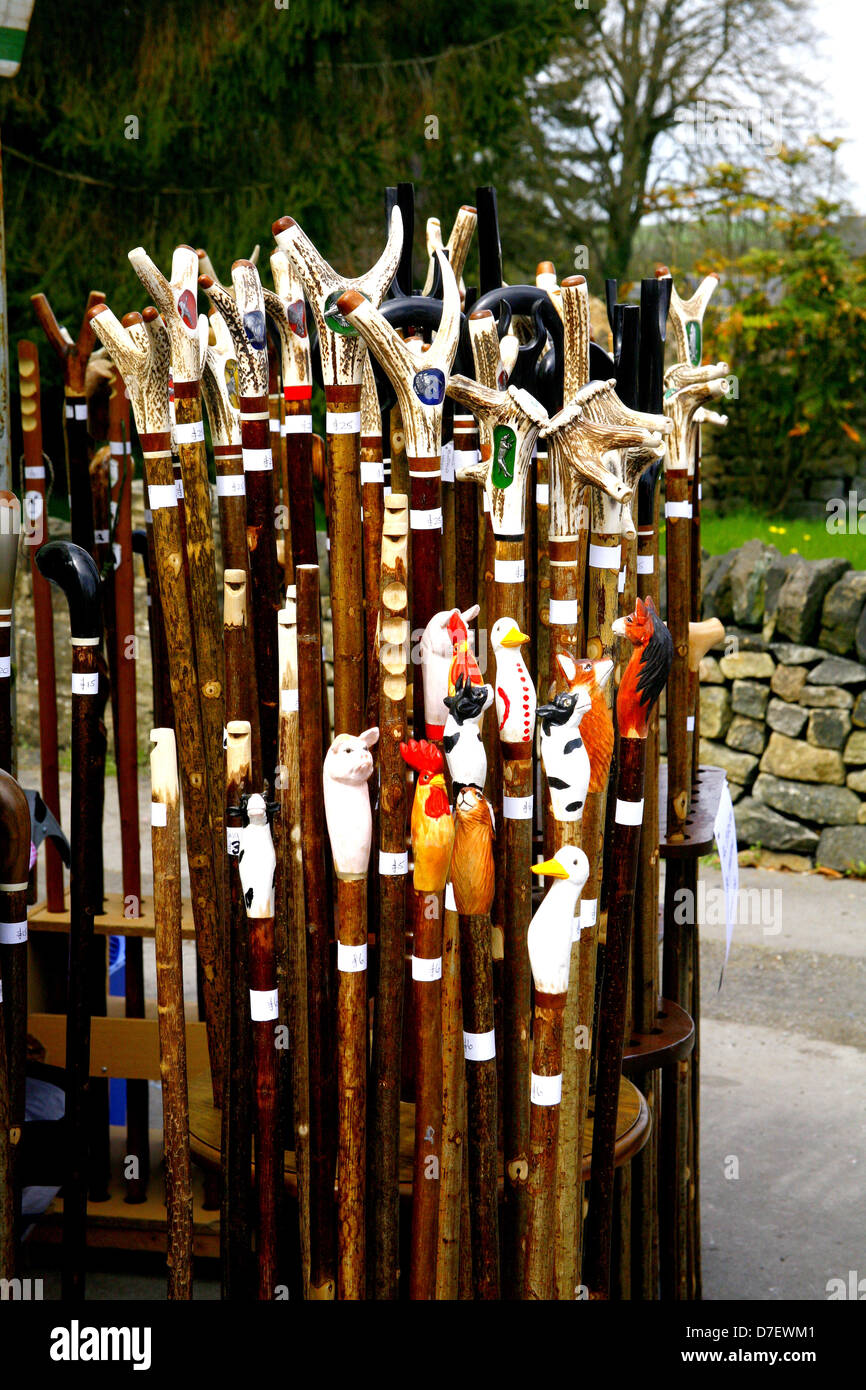 Carved Walking Stick Stock Photos & Carved Walking Stick Stock Images