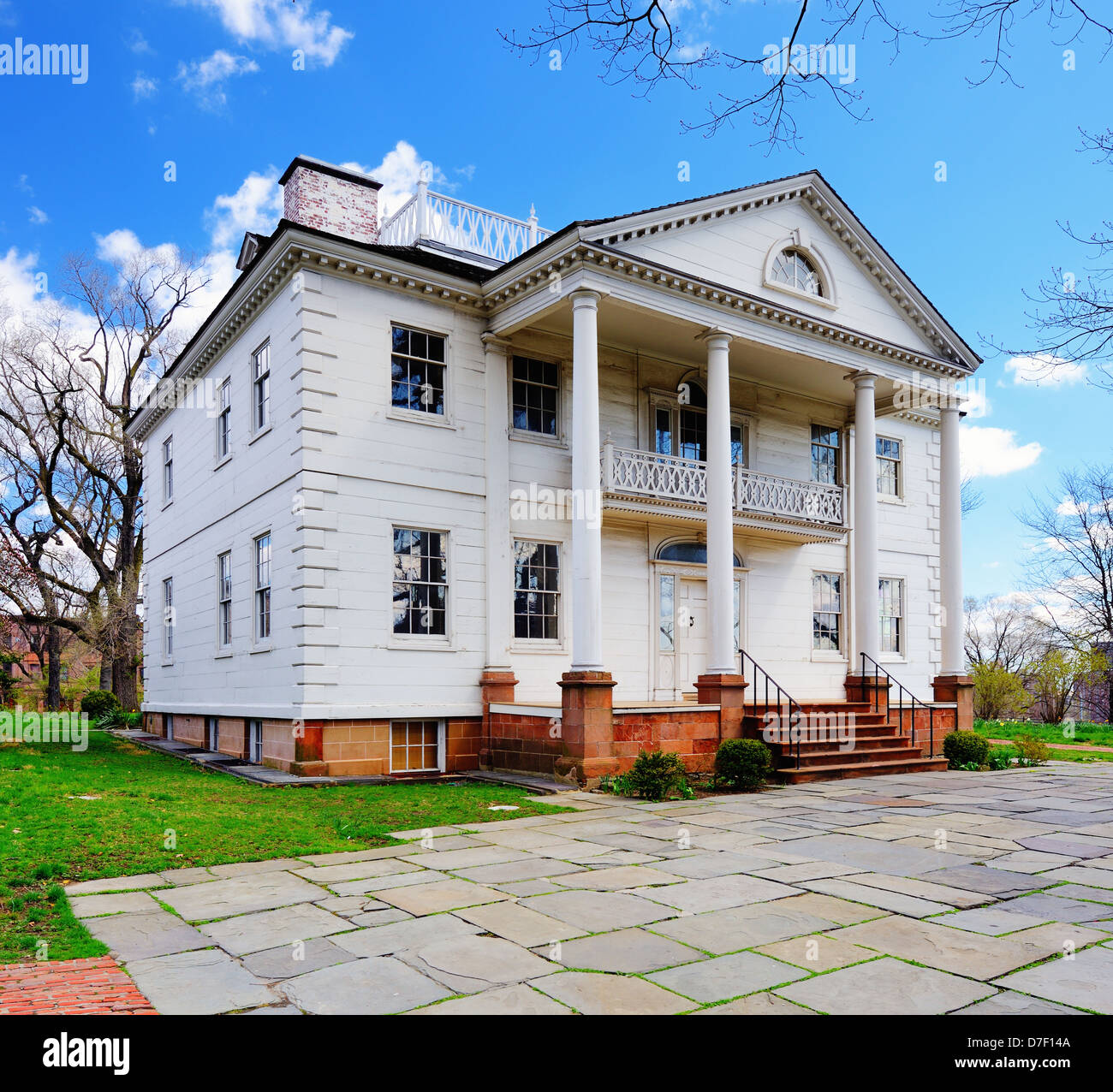 The historic Morris-Jumel Mansion in Washington Heights, New York, New York, USA. Stock Photo