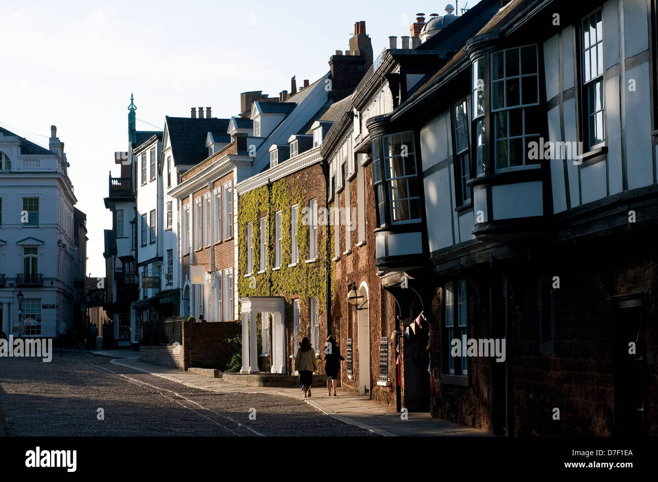 Cathedral Close Exeter Stock Photo Alamy