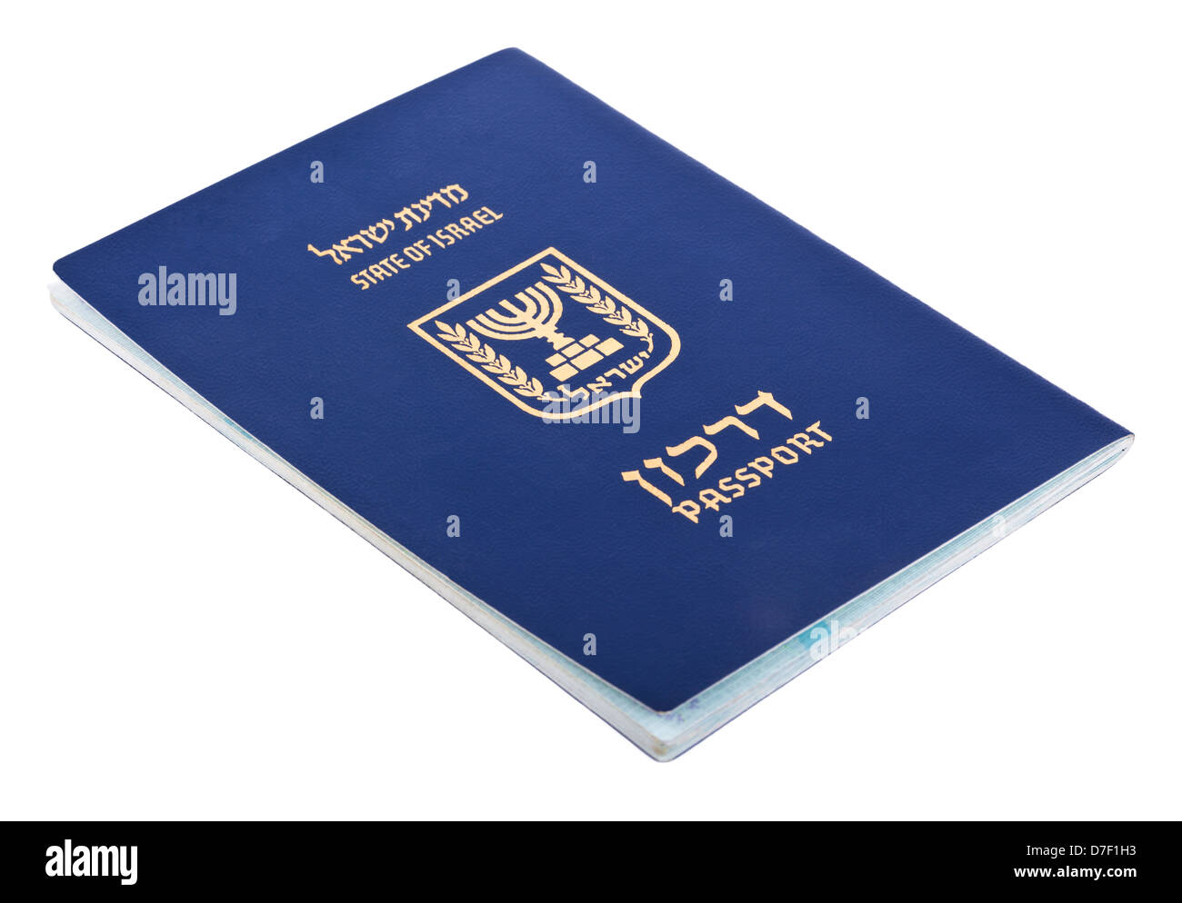 Israeli passport isolated on white background Stock Photo Alamy