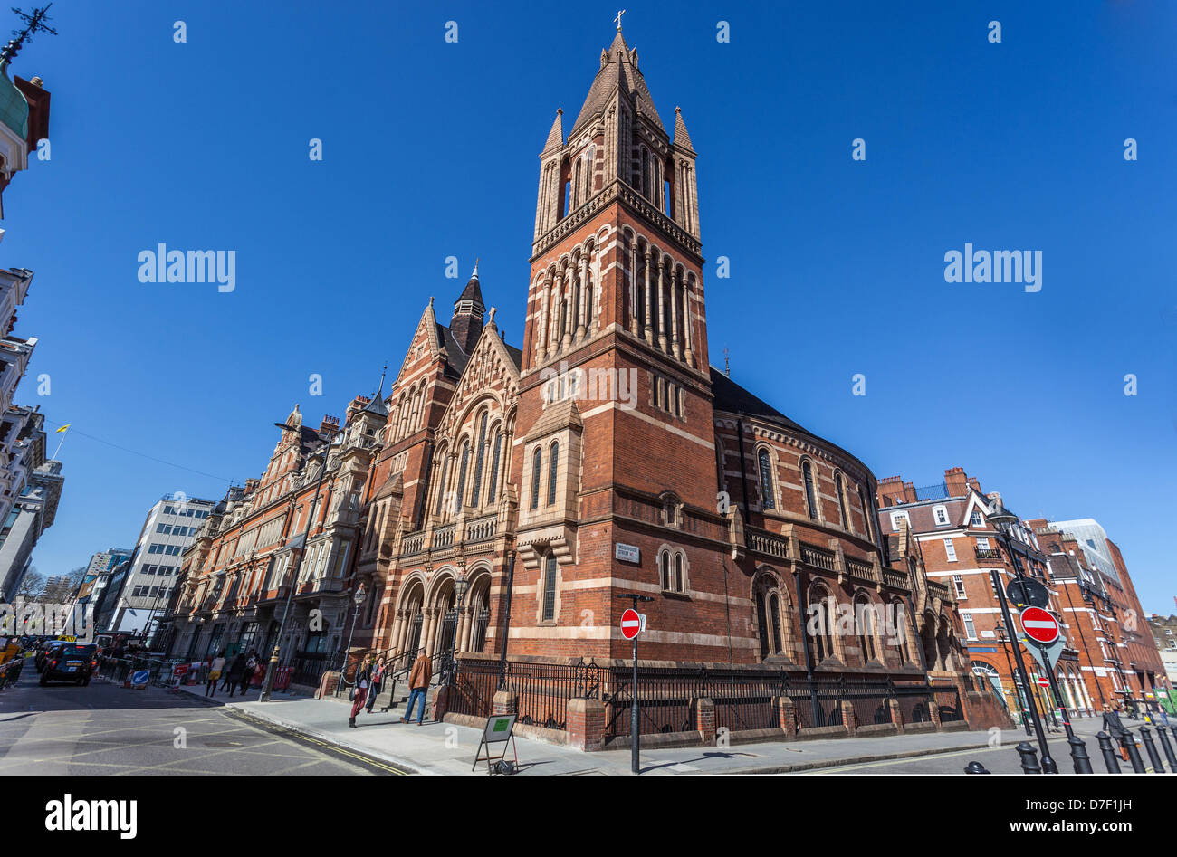The Ukrainian Catholic Cathedral of the Holy Family in Exile, Mayfair, Greater London, England, UK. Stock Photo