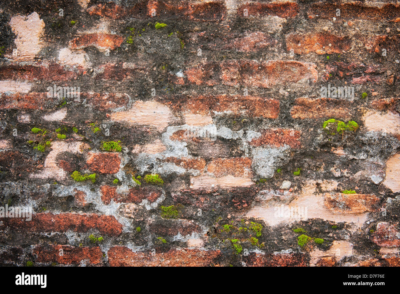 old brick wall grunge background texture Stock Photo
