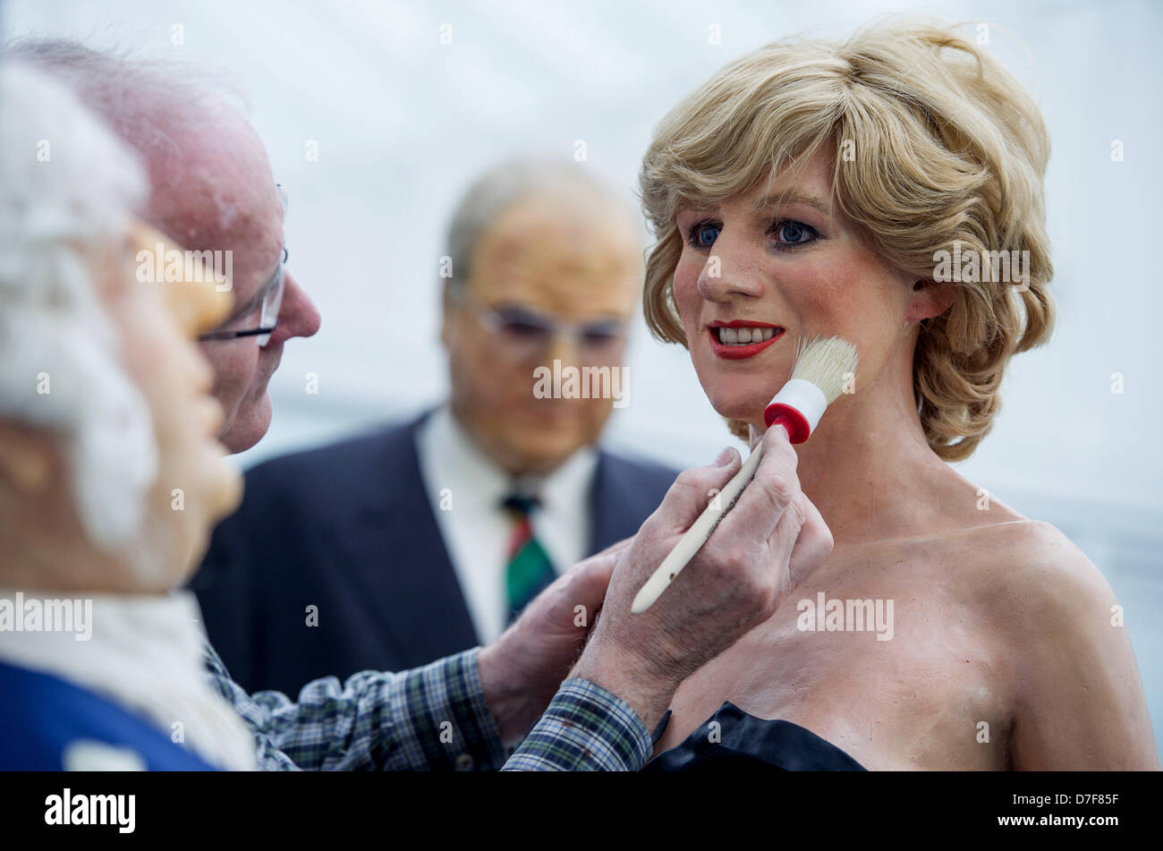 Wax figures of princess diana hi-res stock photography and images