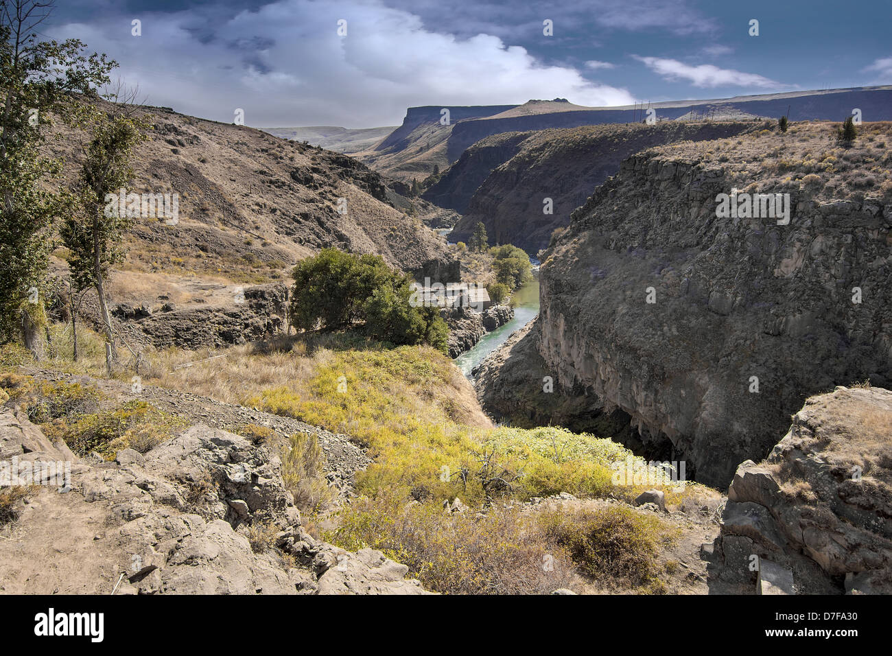 Hydro Electric Power House by White River Falls in Tygh Valley Oregon