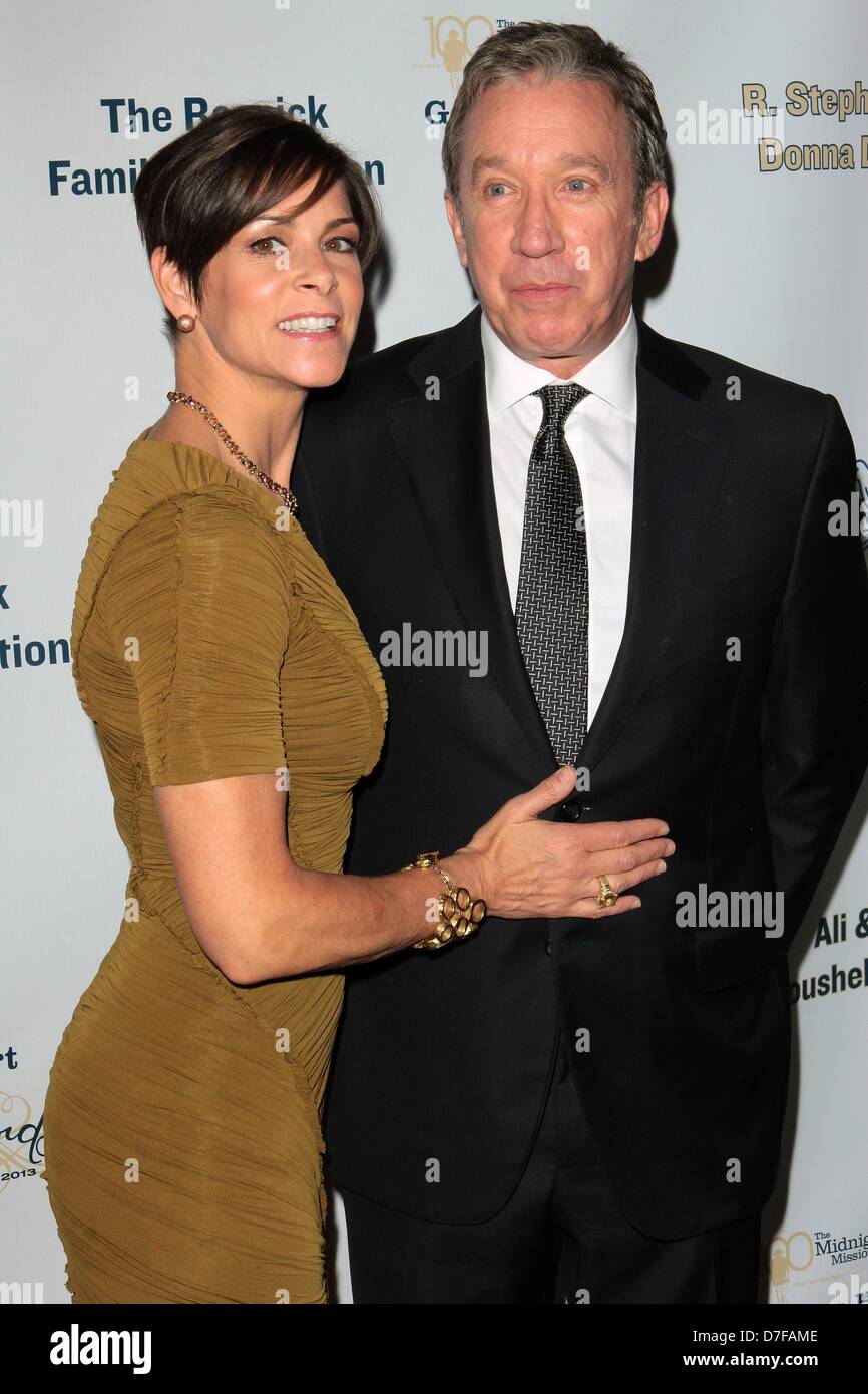 Los Angeles, California, USA. 6th May 2013. Tim Allen; Jane Hajduk  attend   Midnight Mission Golden Heart Awards  6th  May 2013 at  The Beverly Wilshire Hotel,Beverly Hills, CA.USA.(Credit Image: Credit:  TLeopold/Globe Photos/ZUMAPRESS.com/Alamy Live News) Stock Photo