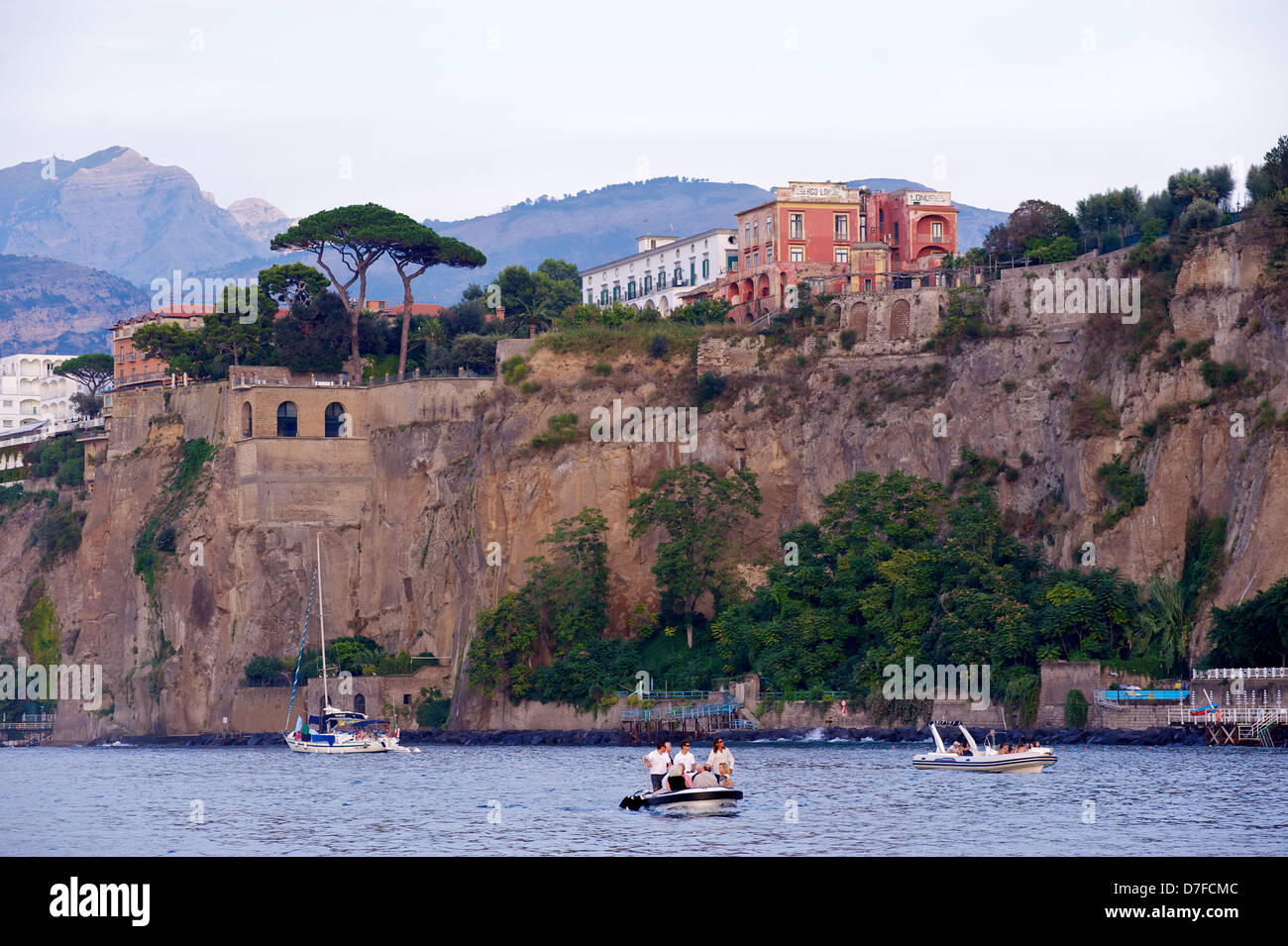 The beautiful harbor of Sorrento, Italy Stock Photo Alamy
