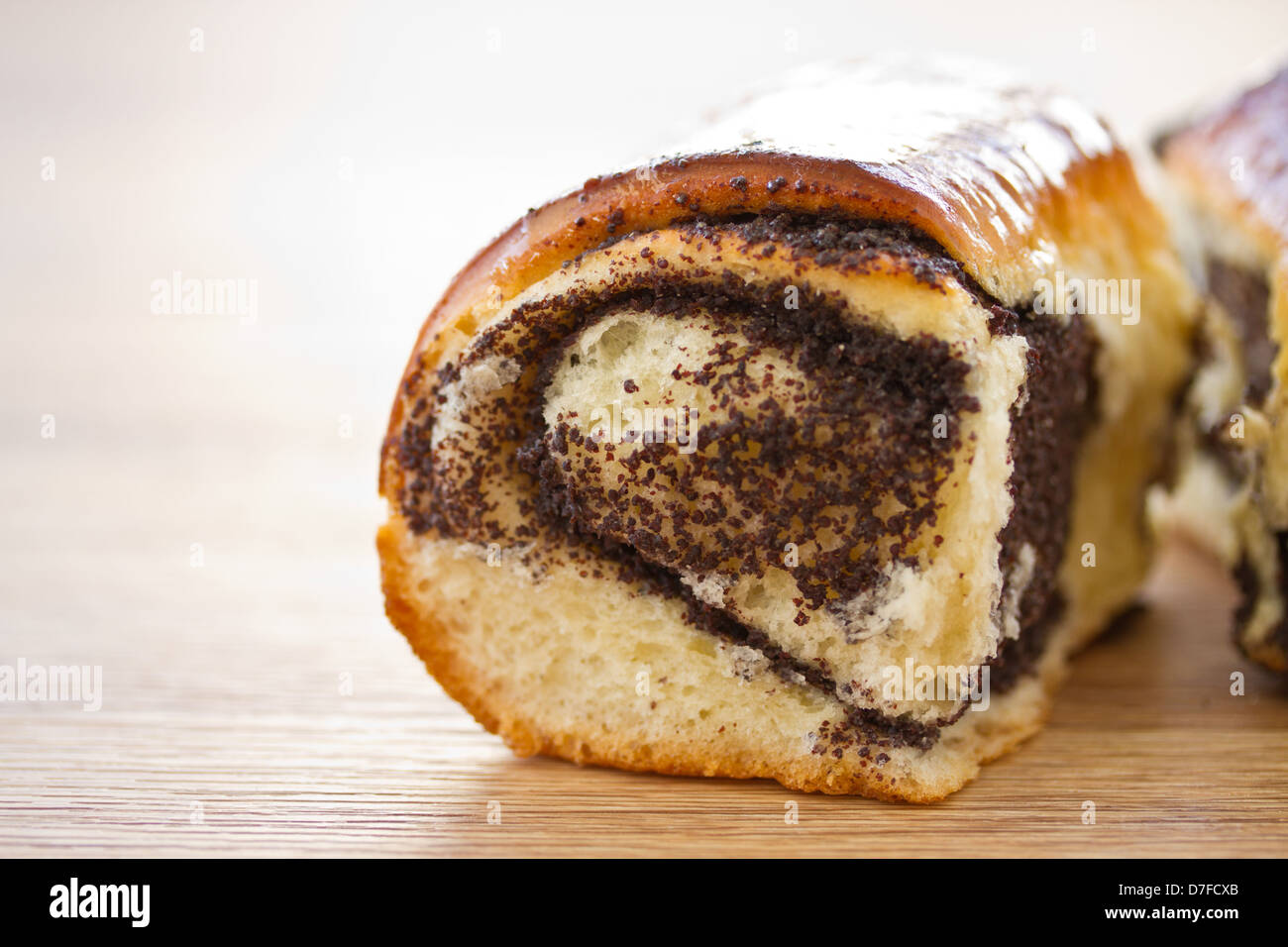 poppy seed roll Stock Photo Alamy