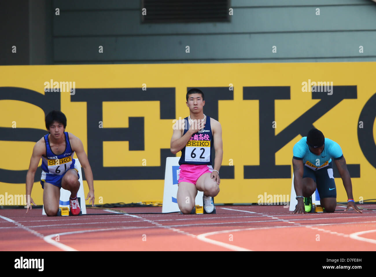 Eriguchi Tokyo, Japan. 5th May 2013. (L to R) Masashi Eriguchi, Yoshihide Kiryu ...