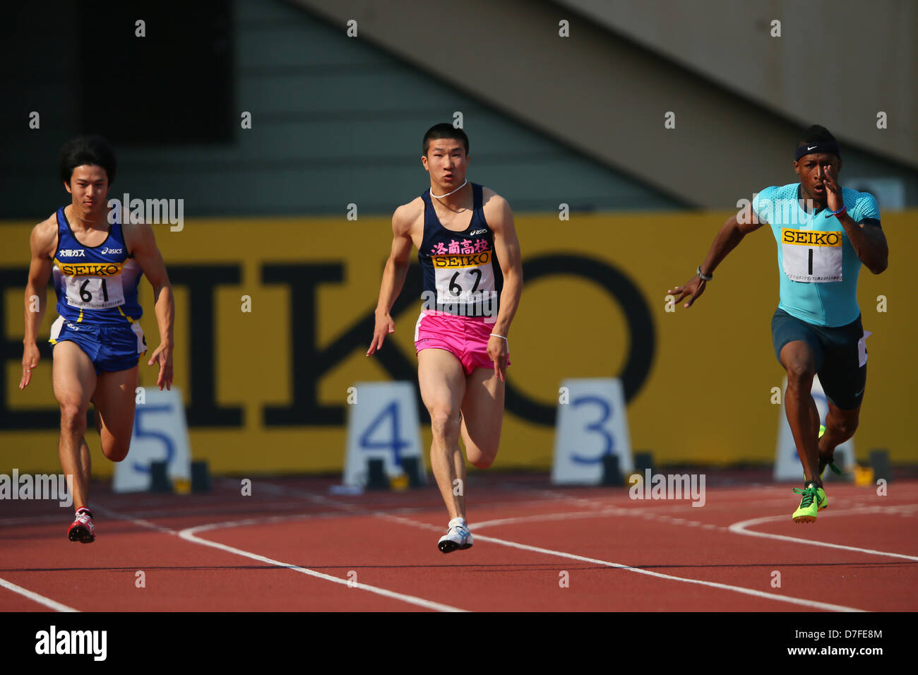 Eriguchi Tokyo, Japan. 5th May 2013. (L to R) Masashi Eriguchi, Yoshihide Kiryu ...