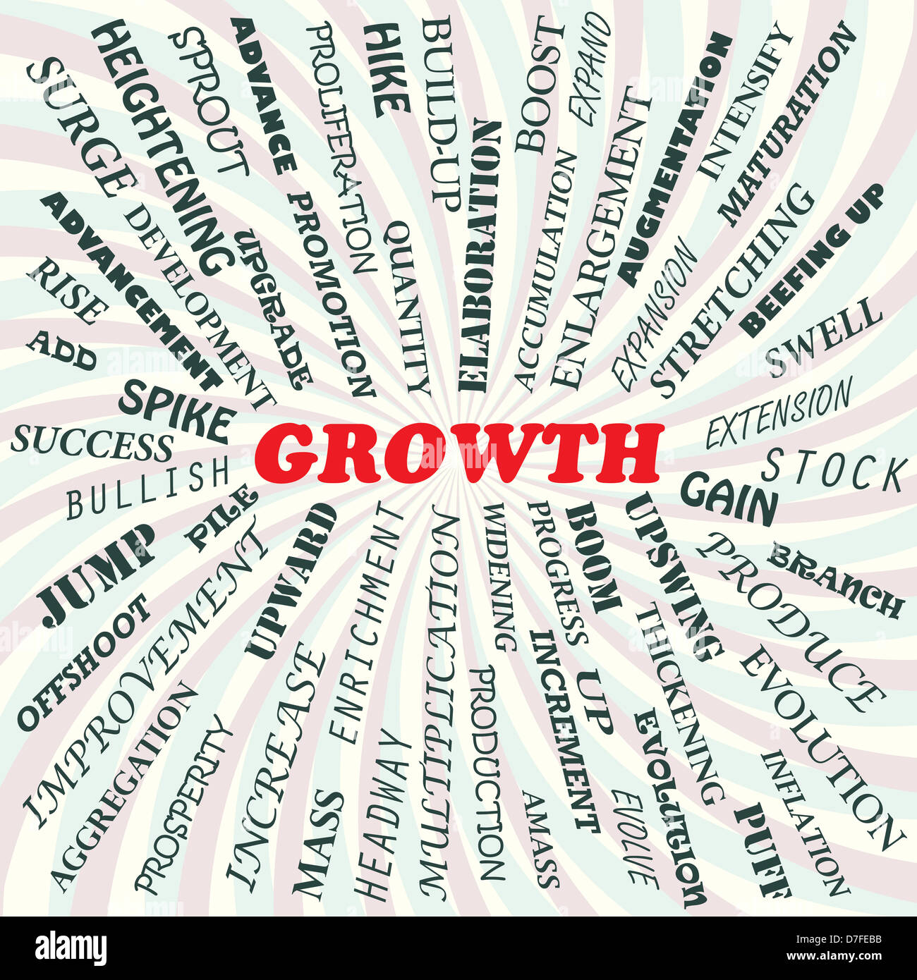 illustration of growth concept Stock Photo - Alamy