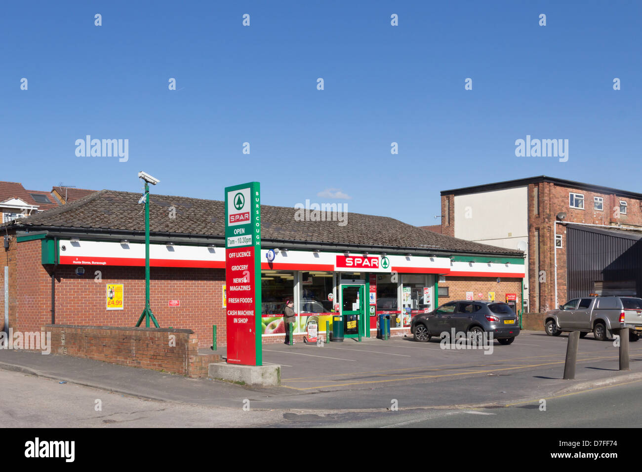 Spar convenience store on Liverpool Road North, Burscough Bridge