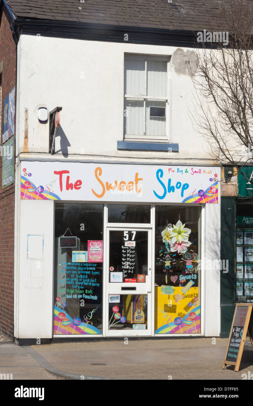 The Sweet Shop on Liverpool Road North in Burscough. Old fashioned