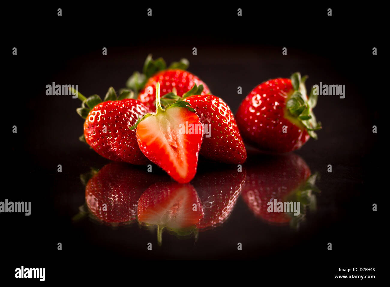 Strawberries studio sweets hi-res stock photography and images - Alamy