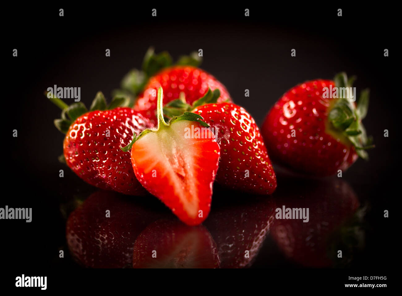 Strawberries studio sweets hi-res stock photography and images - Alamy