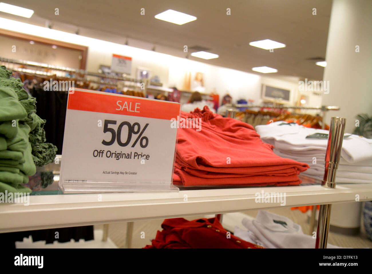 Miami Florida Dadeland Mall shopping for sale Macy&#39;s department store Stock Photo: 56277903 - Alamy