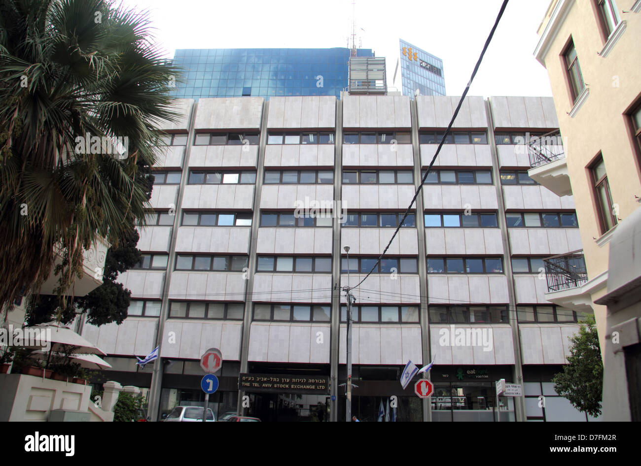 The Tel Aviv Stock Exchange Ltd at 54 Ahad Ha'am street in Tel Aviv, Israel Stock Photo Alamy