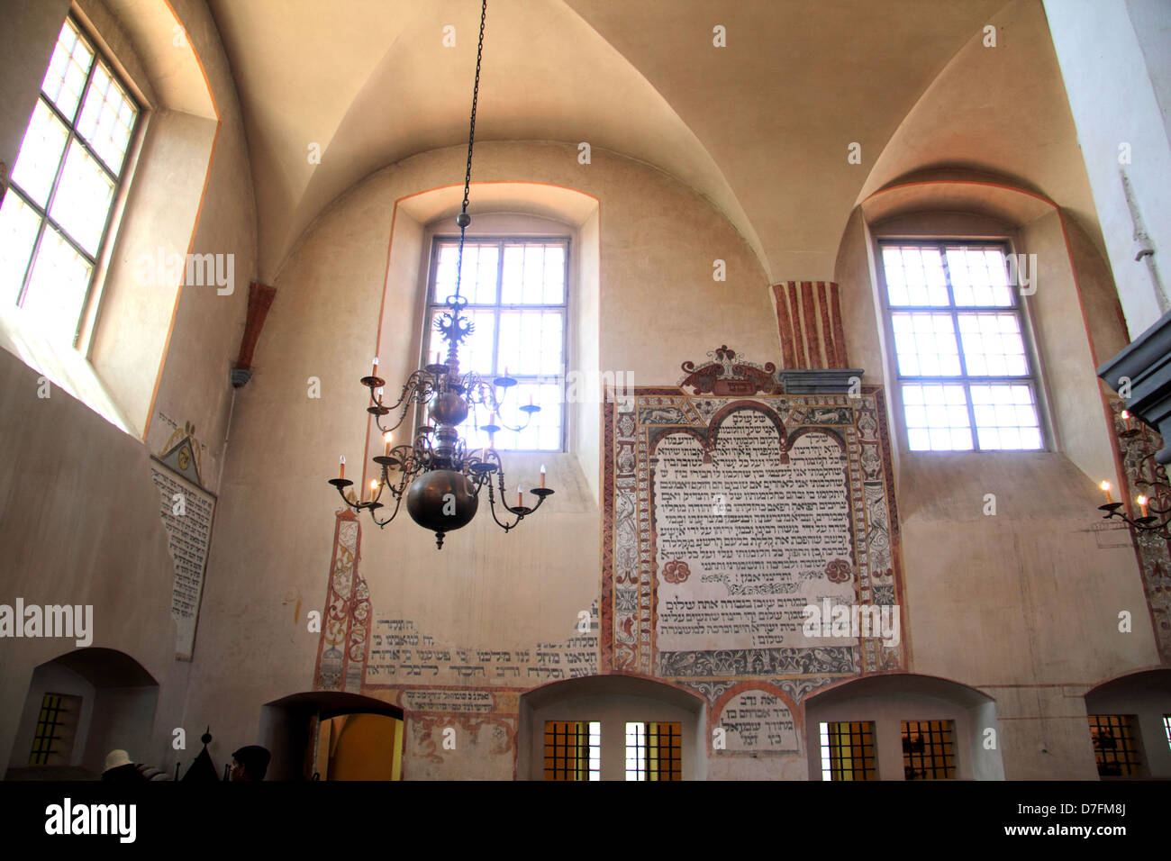 Interior of Tykocin (Tiktin) Synagogue, Poland Stock Photo