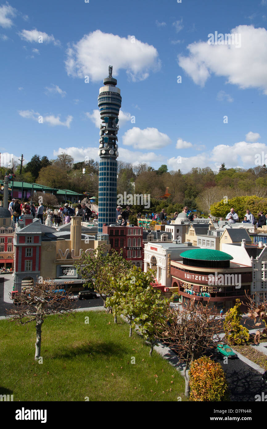 Miniland, Legoland Windsor, Berkshire, England, United Kingdom Stock Photo