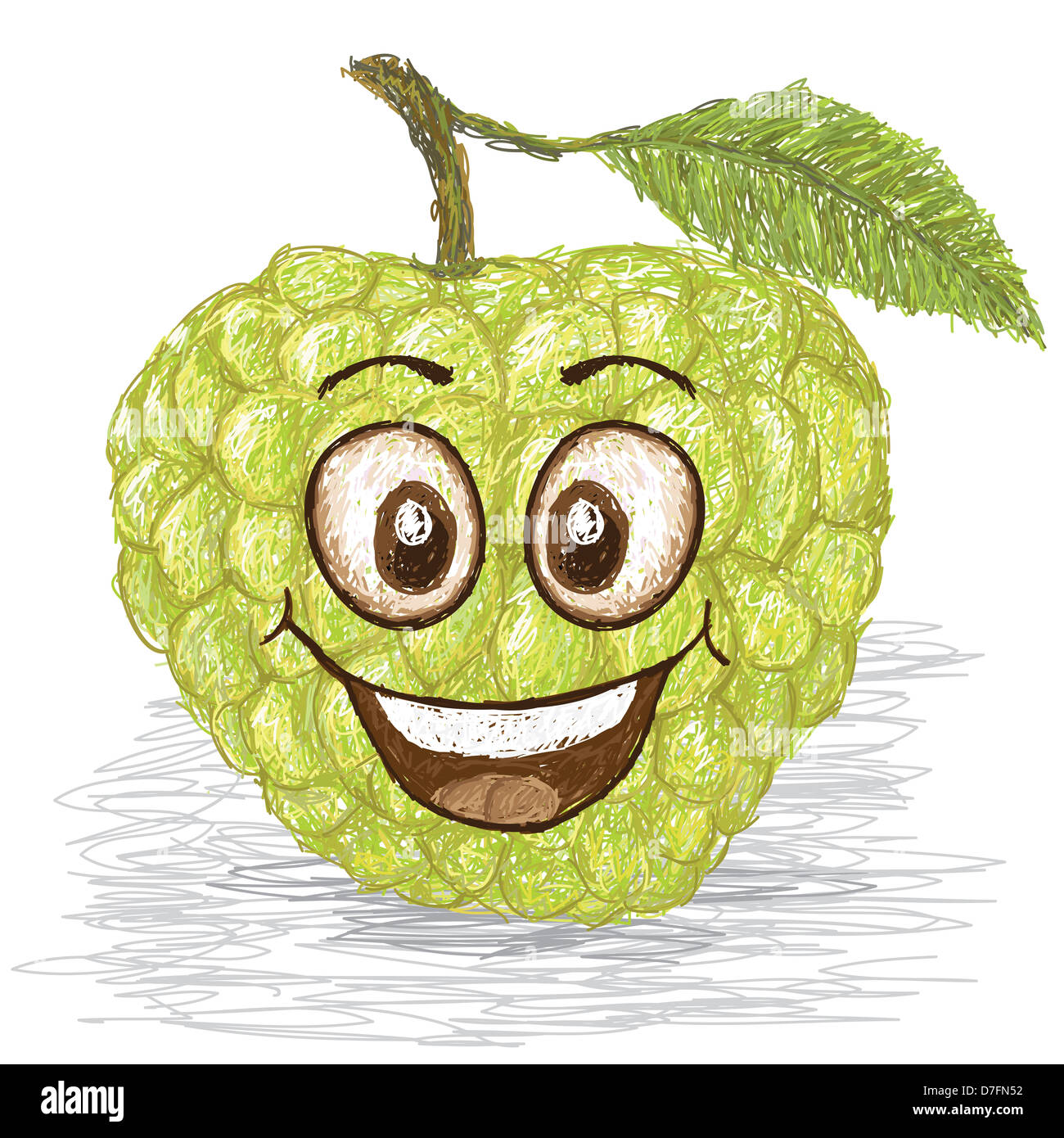 Custard Apple Coloring Pages for KDP Graphic by Design_Home · Creative  Fabrica
