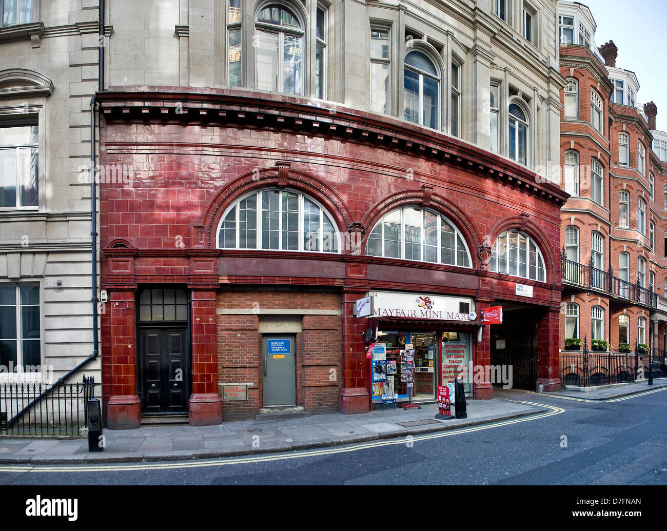 The disused London Underground Down Street Station on the Piccadilly Line,  London, UK Stock Photo - Alamy
