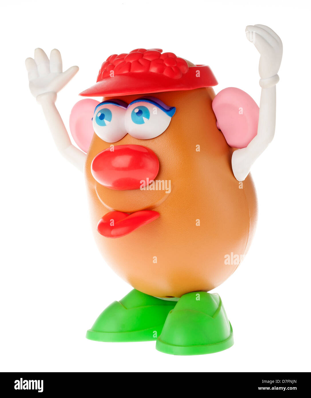 Tel-Aviv Israel - January 25th 2012: Isolated on white studio shot famous toy Mr. Potato Head by Hasbro company. This time it Stock Photo