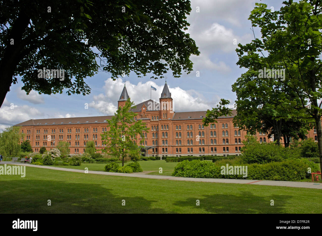 Germany, Lower Saxony, Celle, new city hall, former infantry barracks of 1872 Stock Photo