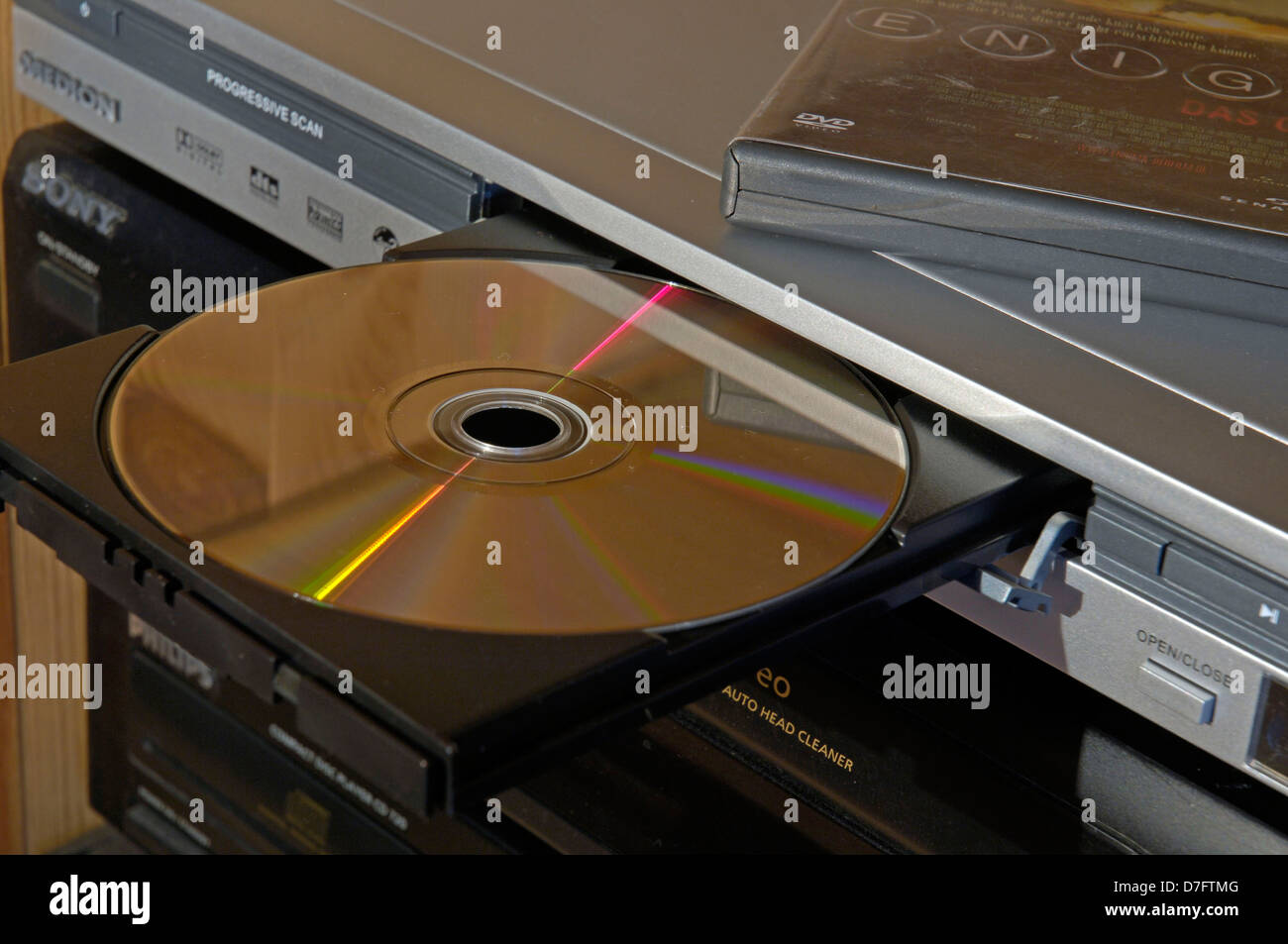 DVD player Stock Photo