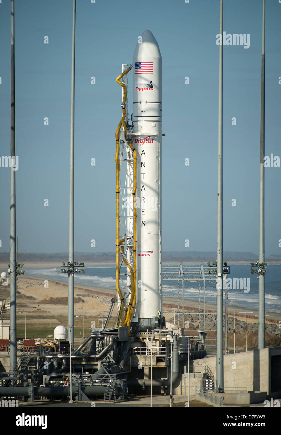 Flight Checks Rocket The Antares rocket was prepared for launch at the Mid-Atlantic Regional ...