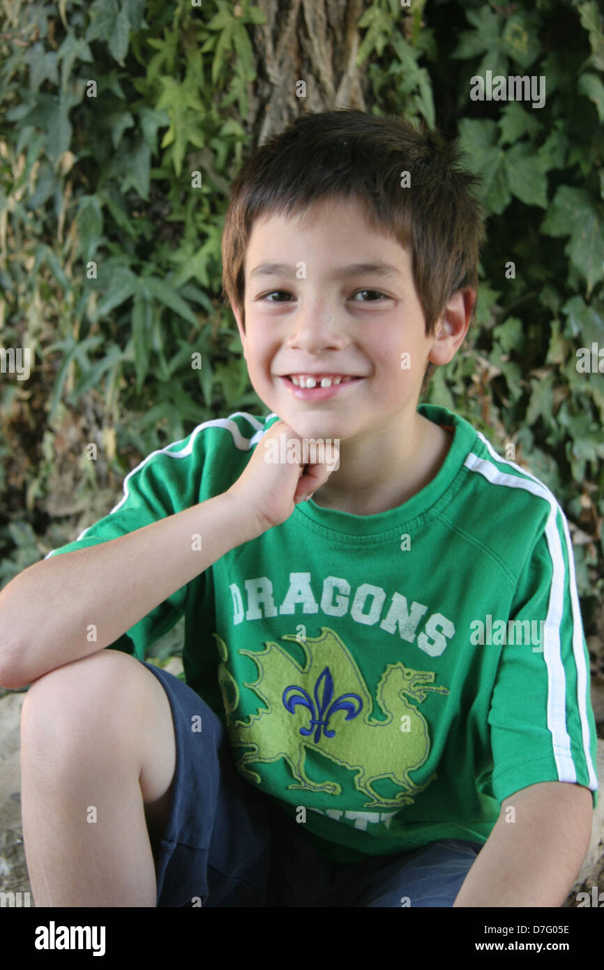 child Age 6 Stock Photo Alamy