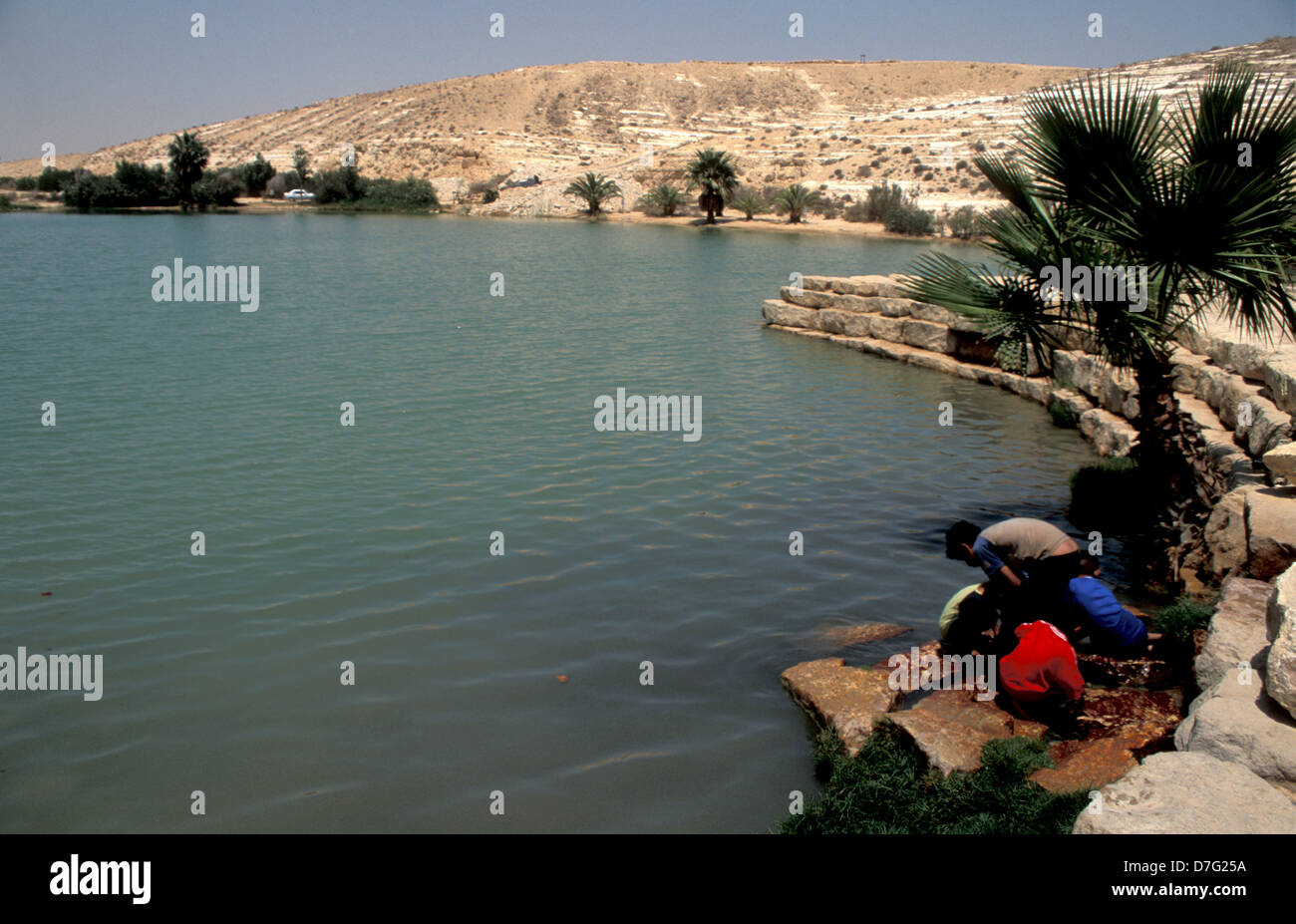 park golda near revivim in the negev Stock Photo