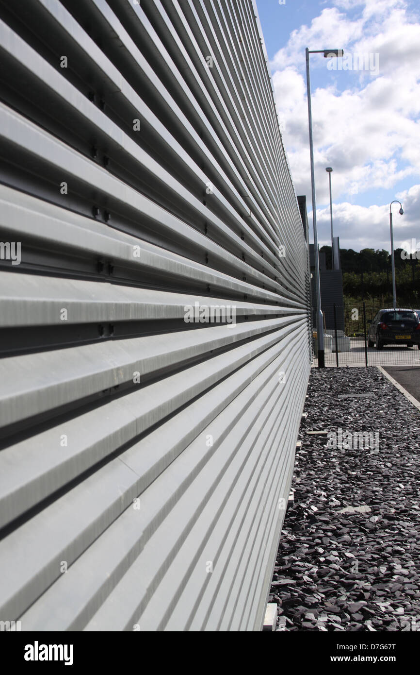 Details of Welsh Government Building, Sarn Mynach, Llandudno Junction taken on its open day