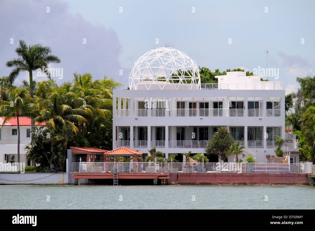 Miami Beach Florida,Biscayne Bay water mansion,Hibiscus Island,25 North